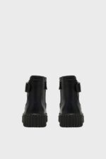 clarks torhill buckle black leather 4