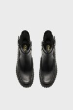 clarks torhill buckle black leather 5