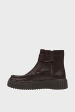 clarks torhill buckle dark brown 2