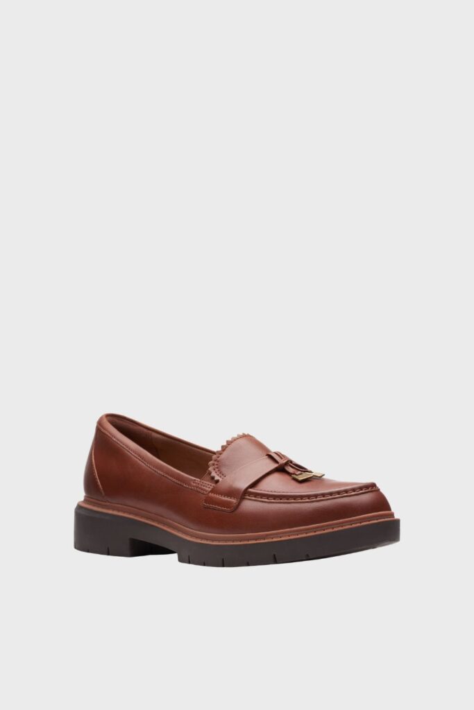 clarks westlynn bella tan leather 1