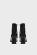 clarks fernie zip black croc 4
