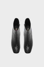 clarks fernie zip black croc 5