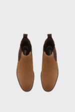 clarks jaxen easy cola suede 4