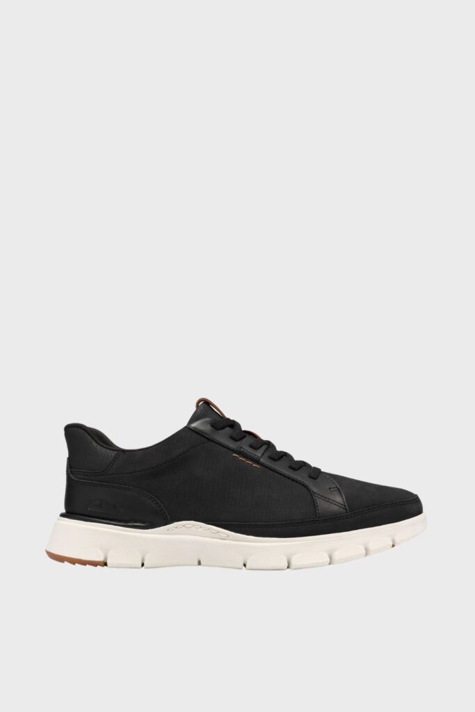 clarks step365 lace black nubuck